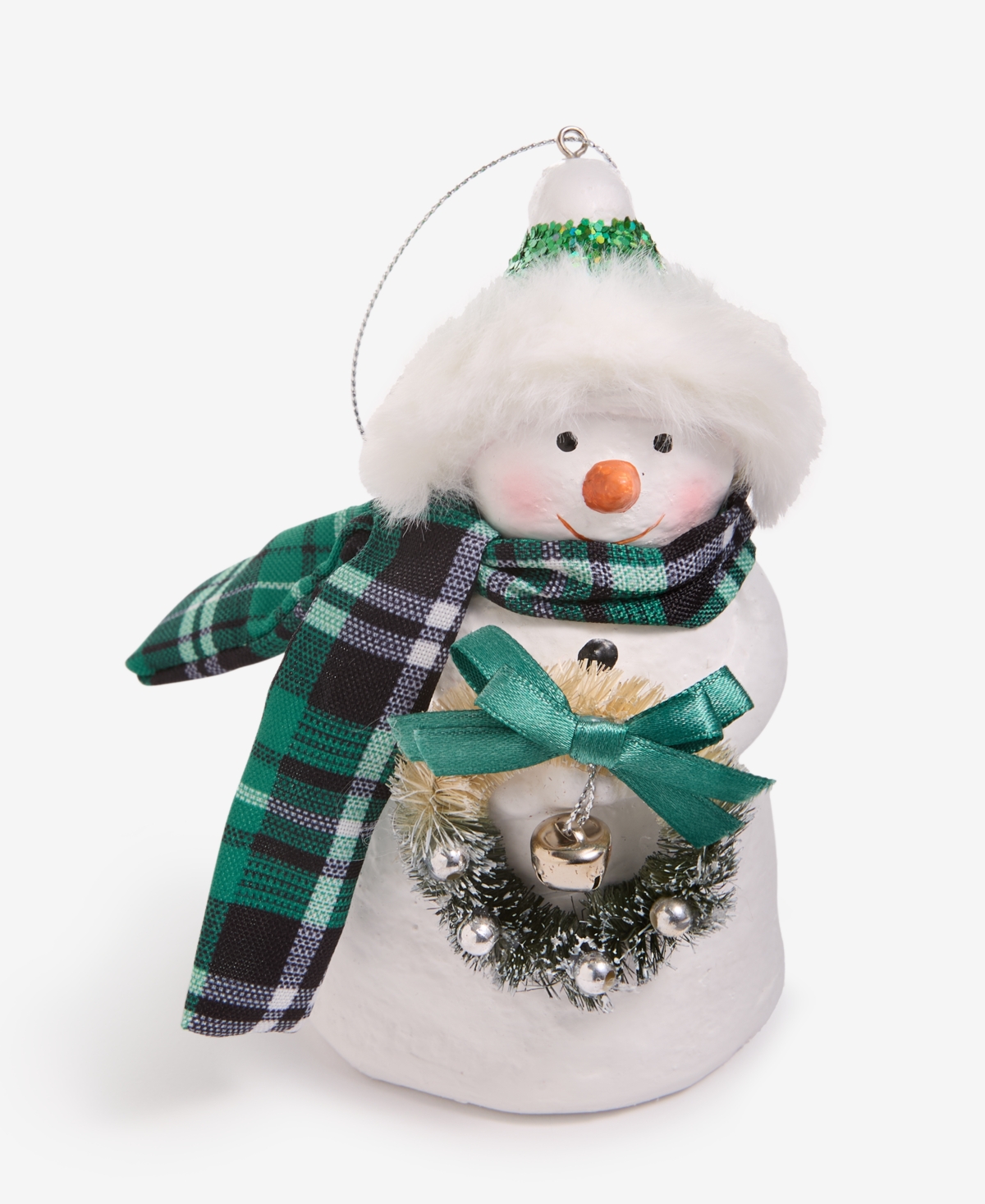 Holiday Lane Enchanted Emerald Snowman Ornament, Macy's Exclusive In Multi