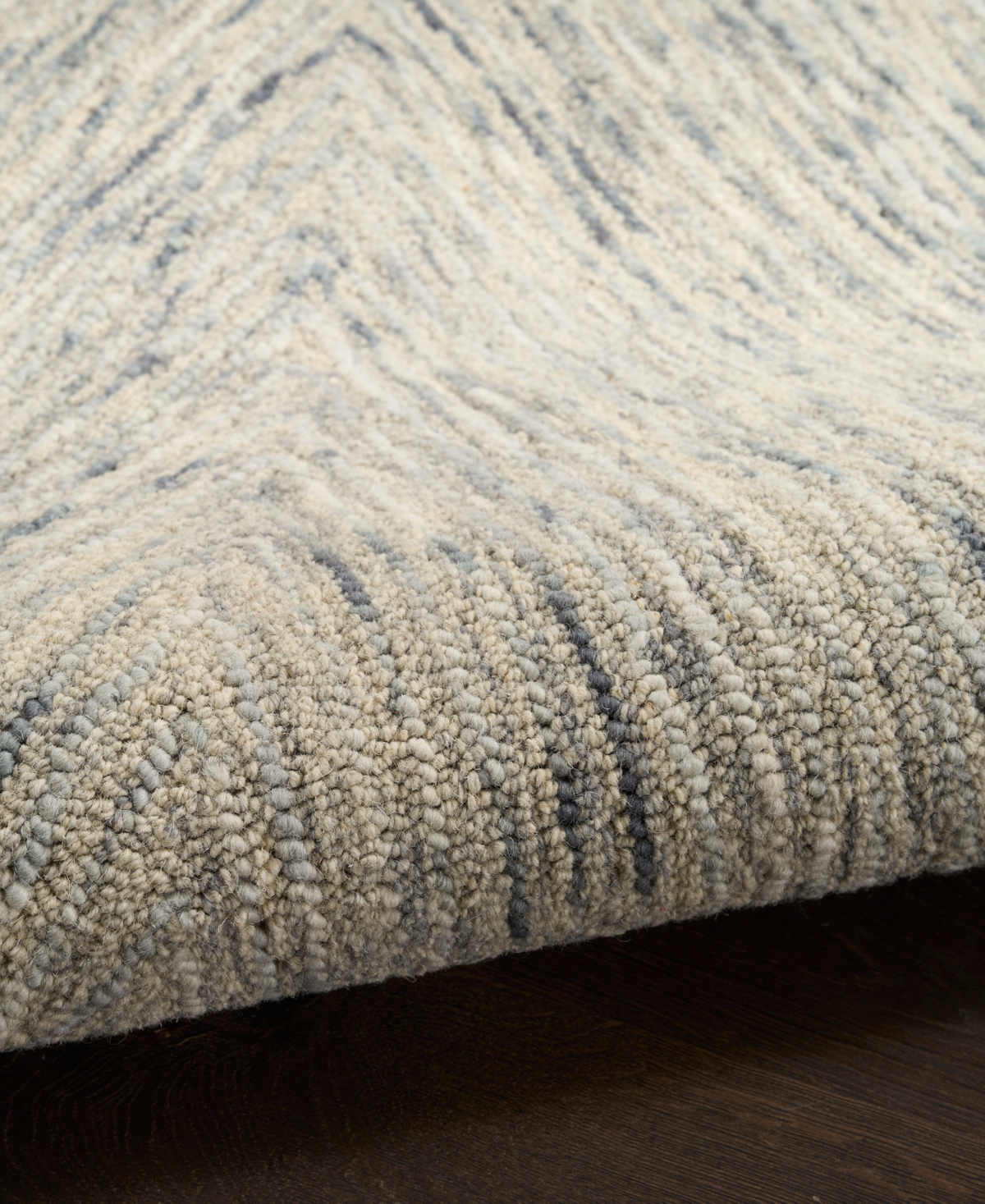Dkny Pure Angles Ang01 5'2"x7'2" Area Rug In Gray