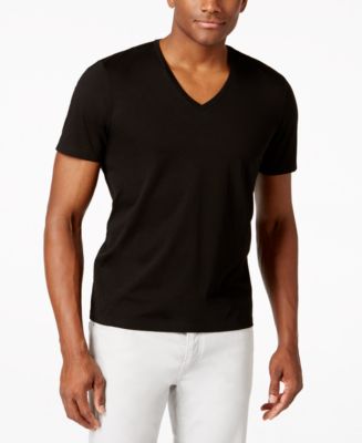 I.N.C. Men's V-Neck Polished T-Shirt, Created for Macy's - Macy's