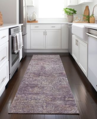 Burano Washable BU10 2'3''x7'6'' Runner Area Rug