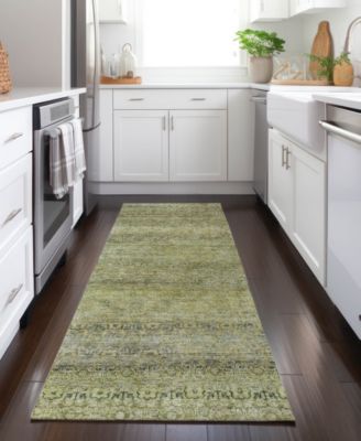 Burano Washable BU12 2'3''x7'6'' Runner Area Rug