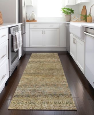 Burano Washable BU12 2'3''x7'6'' Runner Area Rug