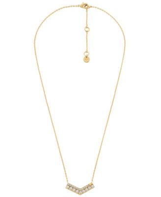 Cubic Zirconia Pave Pendant Necklace