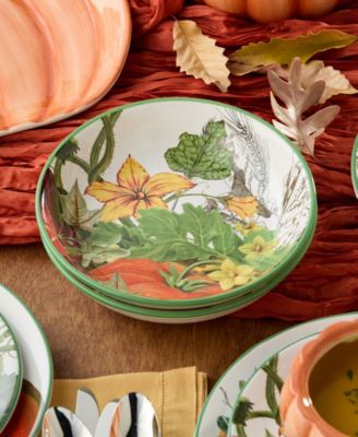 Harvest Fields Soup Bowls, Set of 4