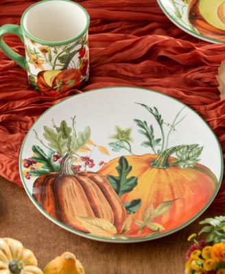 Harvest Fields Dinner Plates, Set of 4