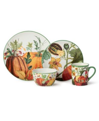Harvest Fields 16 Pc. Dinnerware Set, Service for 4