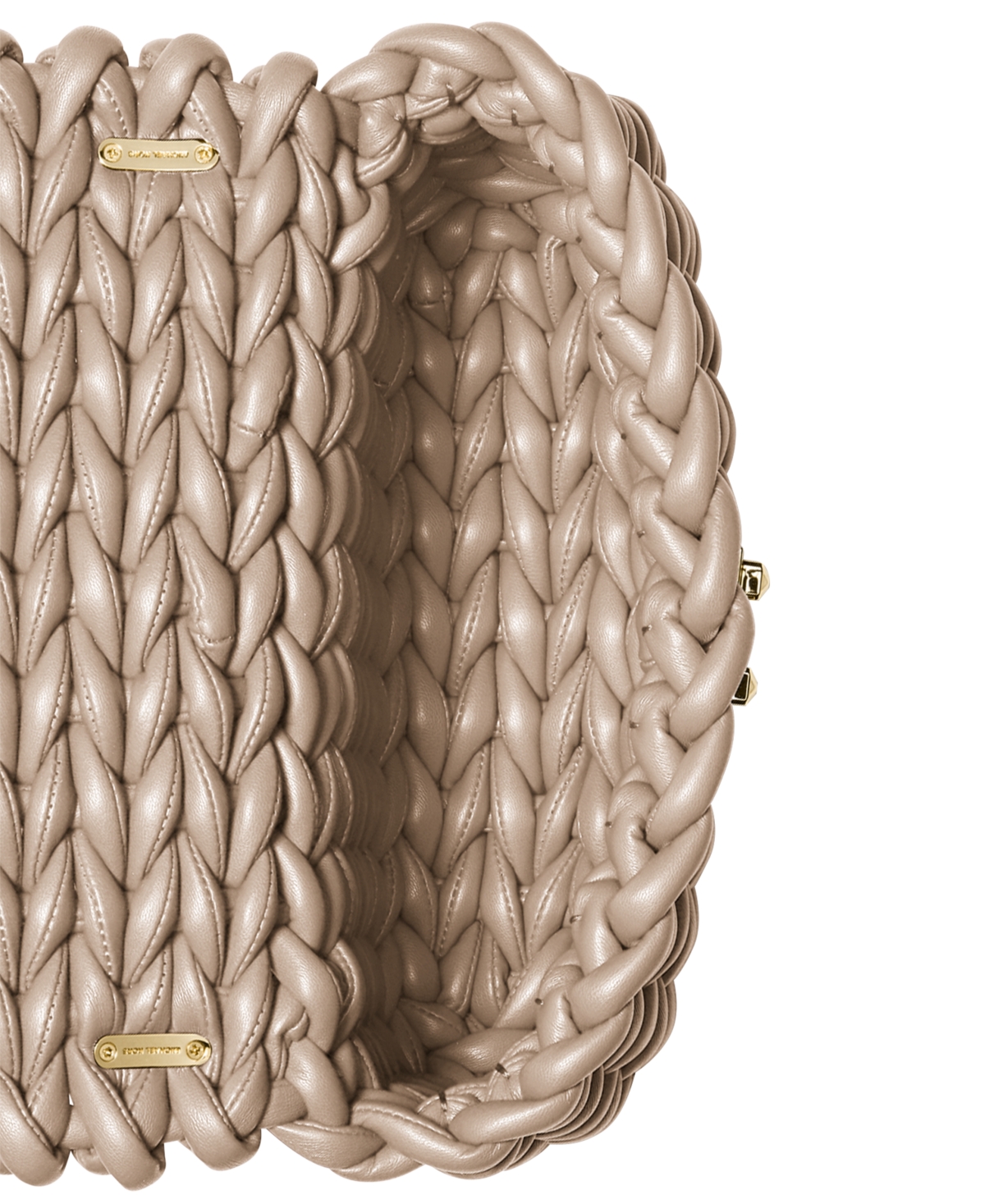 Michael Kors Michael  Tribeca Small Convertible Chain Shoulder Bag In Brown