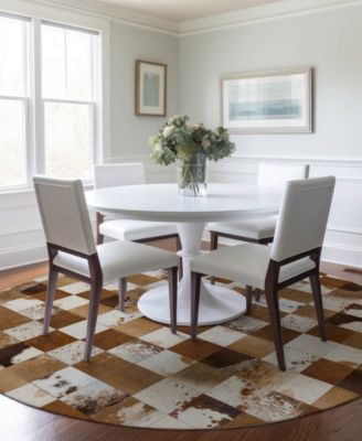 Bozeman Washable BM10 8'x8' Round Area Rug