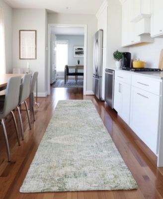 Boca Washable BO3 2'3''x7'6'' Runner Area Rug