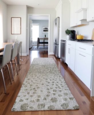 Boca Washable BO12 2'3''x7'6'' Runner Area Rug