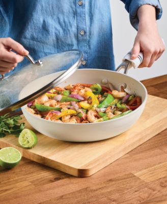 Hard-Anodized Ceramic Induction 12.5" Skillet with Lid