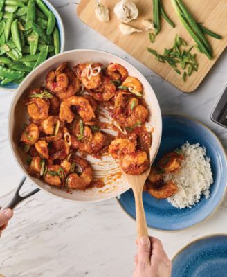 Hard-Anodized Ceramic Induction 12.5" Skillet with Lid