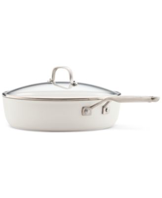Hard-Anodized Ceramic Induction 5-Qt. Saut&eacute; Pan with Lid