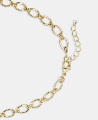 Gold-Tone Ornament Charm Necklace, 17-1/2" + 2" extender