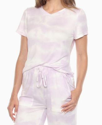 Women's Short Sleeve and Capri Lounge Set