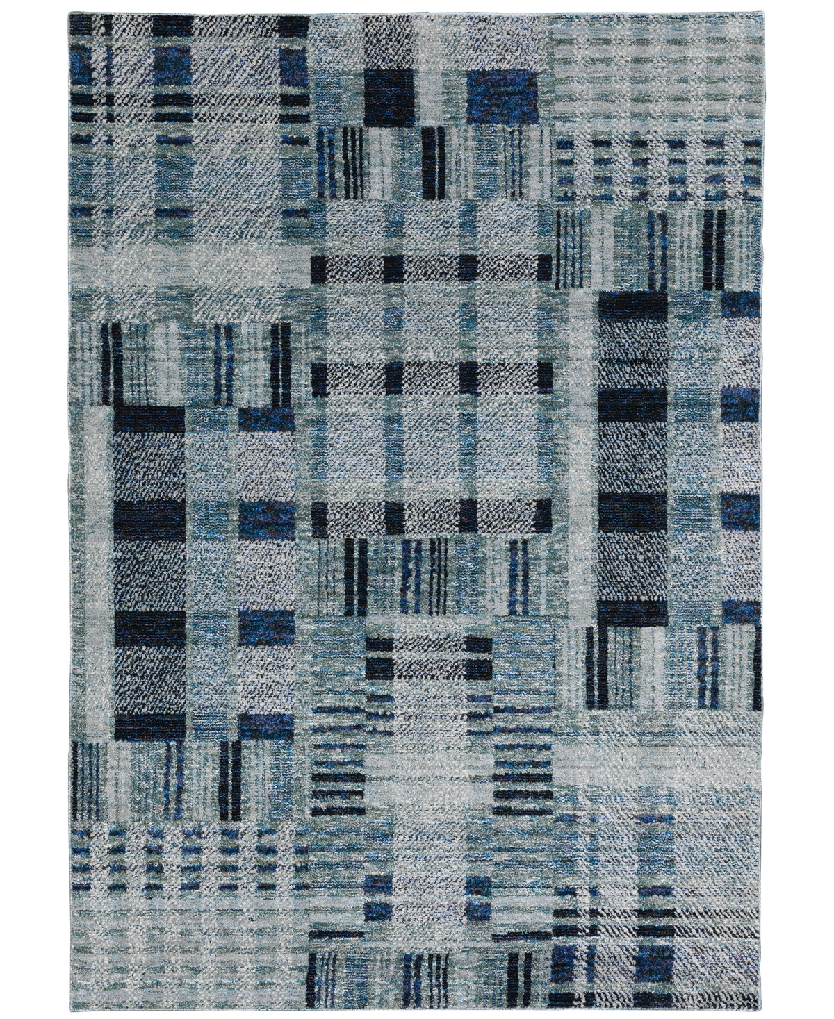 Oriental Weavers Atlas 752b0 6'7"x9'6" Area Rug In Blue