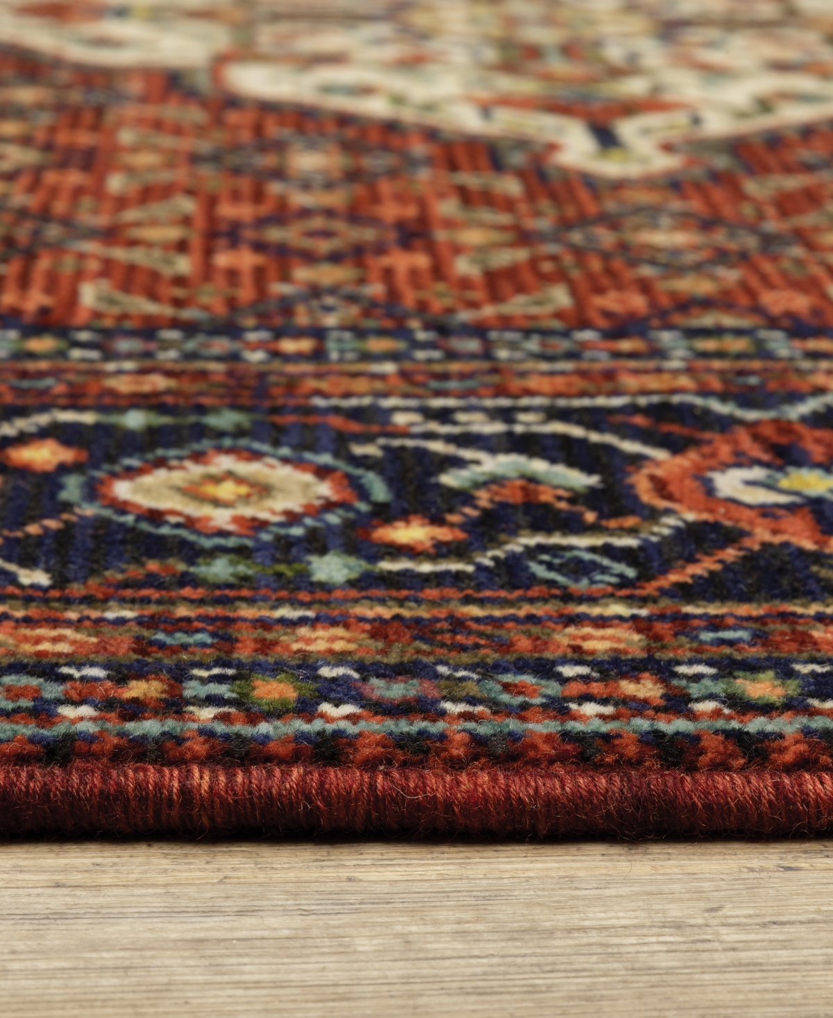 Oriental Weavers Lilihan 001c6 2'6"x12' Runner Area Rug In Red