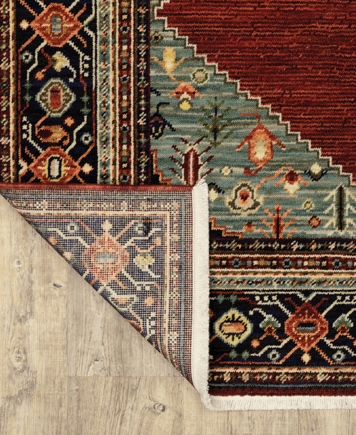 Oriental Weavers Lilihan 5503m 6'7"x9'6" Area Rug In Red