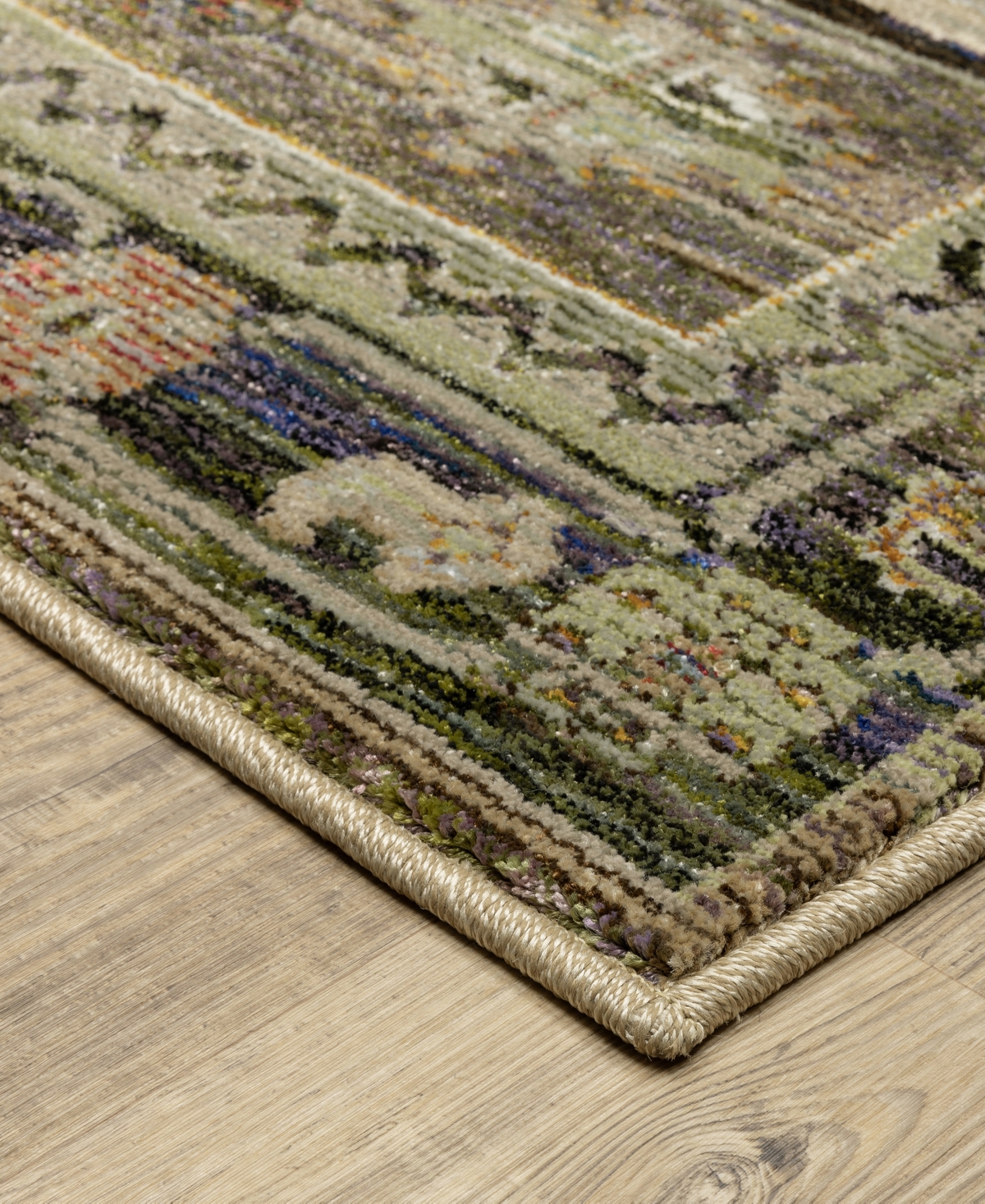 Oriental Weavers Andorra 2442d 5'3"x7'3" Area Rug In Brown