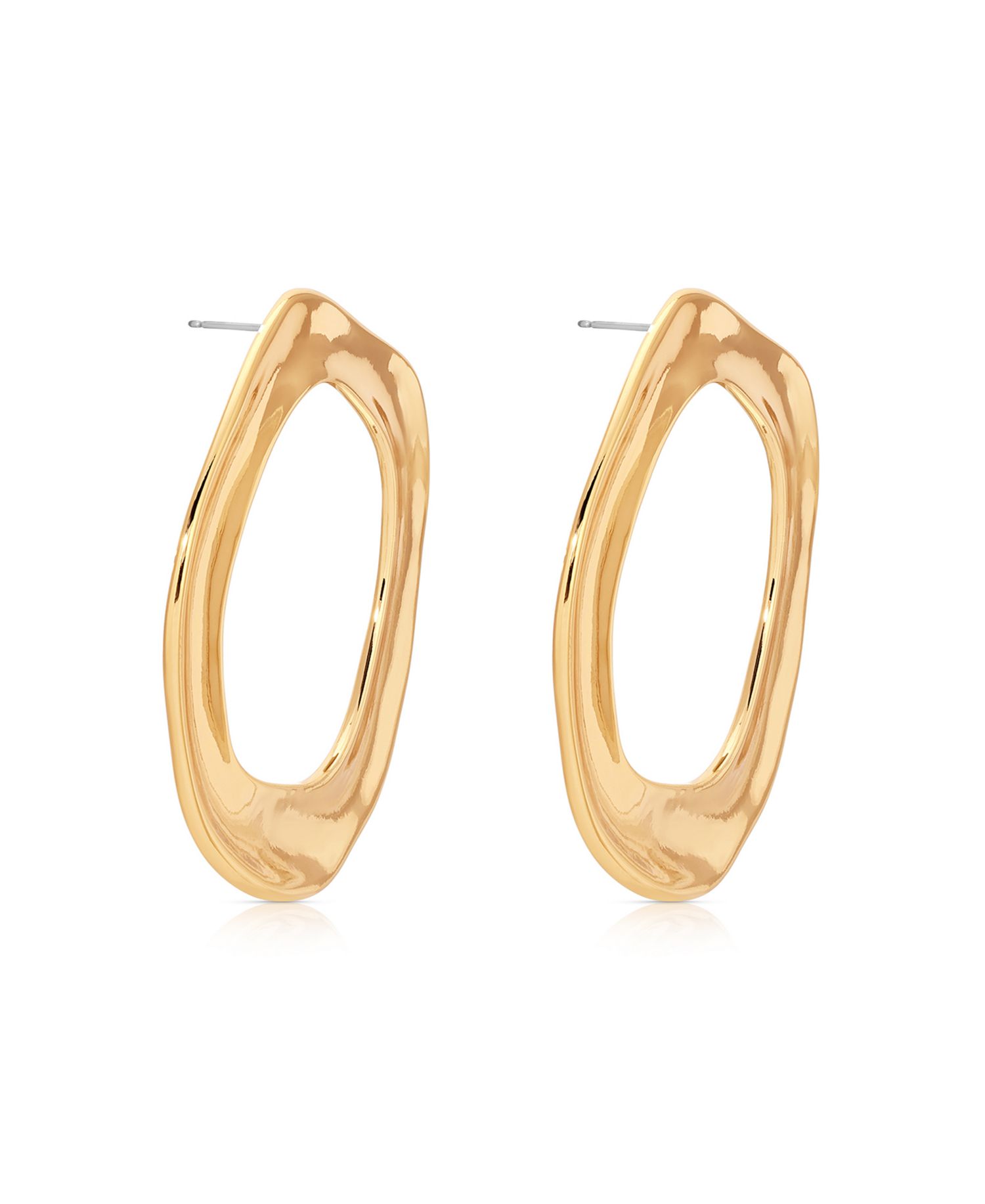 Open Circle Statement Earrings
