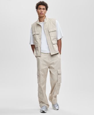 Mode of One - Men's Relaxed Canvas Cargo Pants