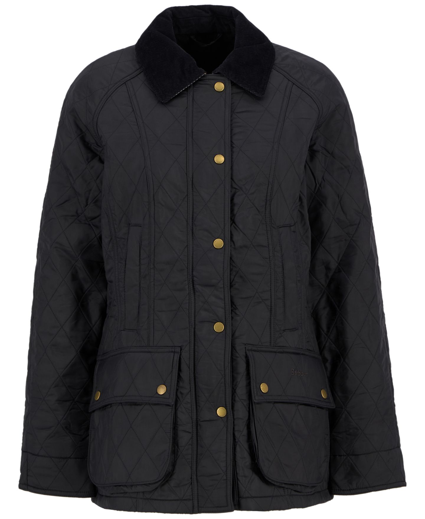 Женская куртка Barbour Beadnell Polarquilt, цвет: Чёрный — фото 7
