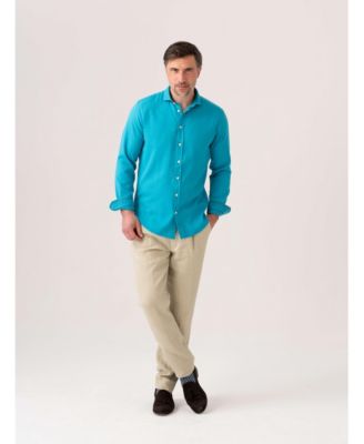 Men's Long Sleeve Kikoy Cotton Shirt