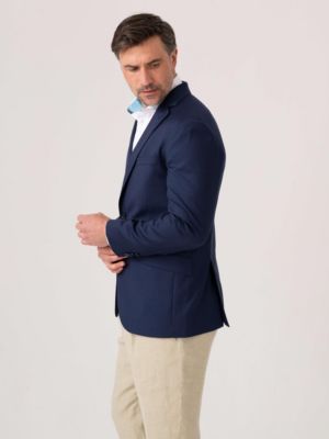 Men's Classic Tailored Wool Blazer