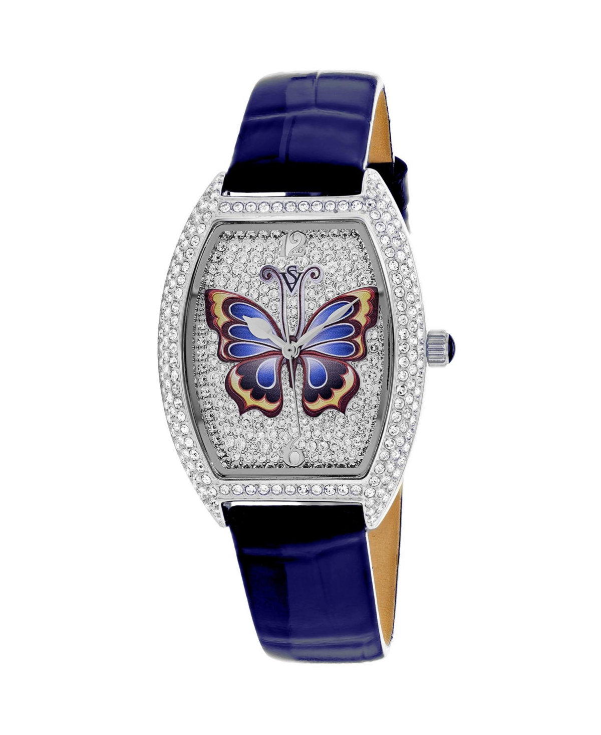 Women's Papillon Silver Dial Watch - CV4872BL - Silver