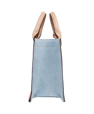 Bombe Logo Denim Tote
