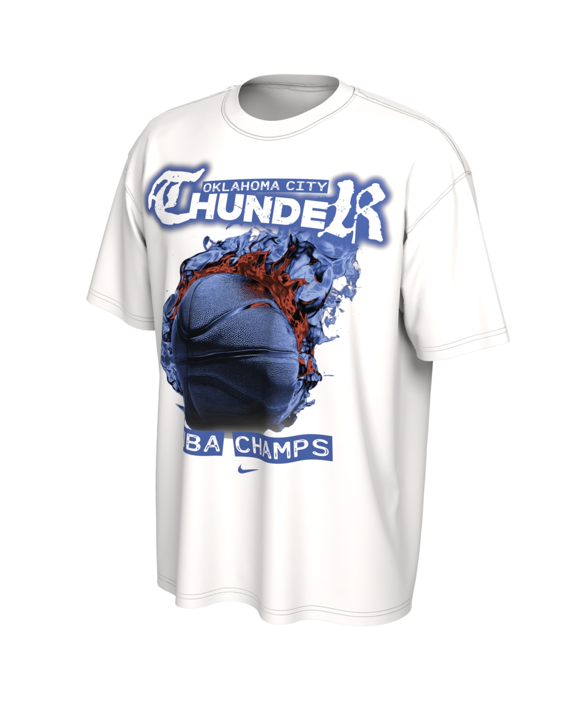 Nike Men's And Women's White Oklahoma City Thunder 2025 Nba Finals Champions Celebration Parade Roster T-