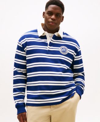 Tommy Hilfiger - Men's Big & Tall Stripe Rugby Shirt