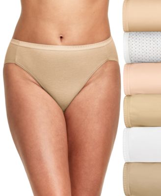 Hanes - Women's 6-Pk. Ultimate Breathable High-Cut Underwear