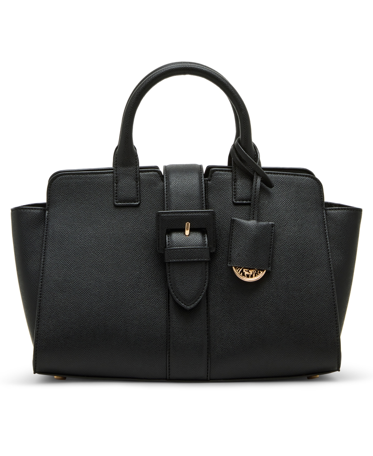 Anne Klein Covered Buckle With Convertible Strap Medium Satchel Bag