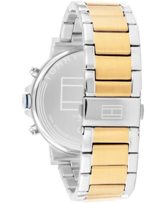 Men's Multifunction Two-Tone Stainless-Steel Bracelet Watch, 43mm