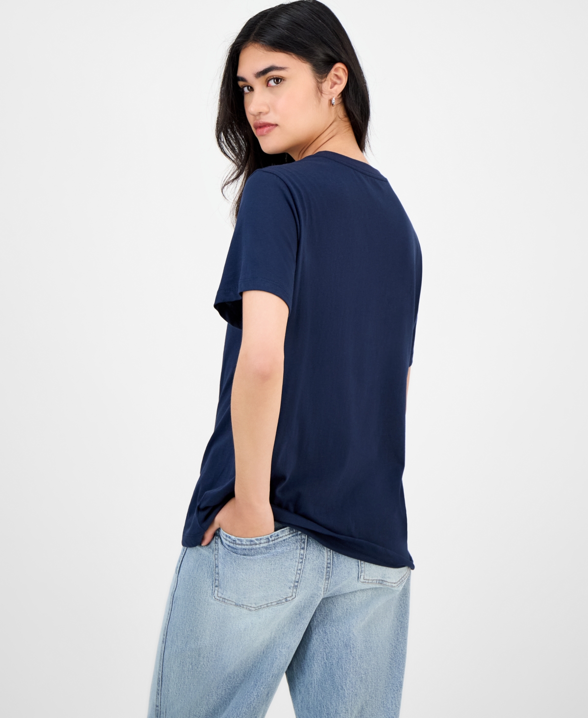 Grayson Threads, The Label Juniors' New York Snoopy T-shirt In Blue