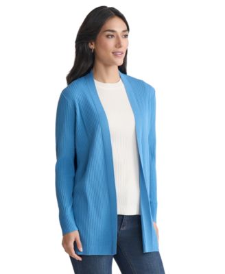 Women's Sutton Ribbed Long-Sleeve Cardigan Sweater