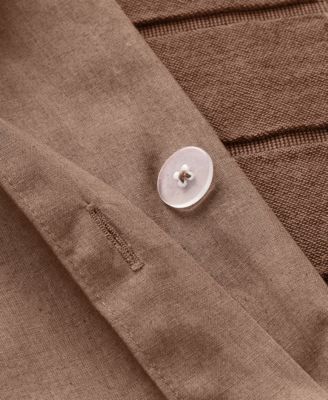 Textured Check 3-Pc. Duvet Set, King, Exclusively for Macy's