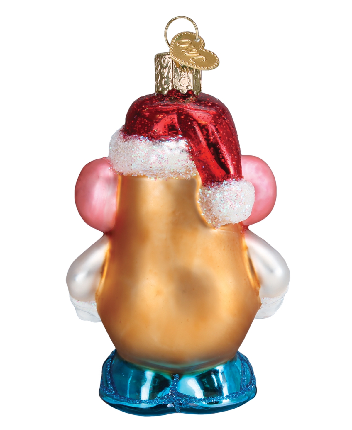 Old World Christmas 3.75" Hasbro Mr. Potato Head Ornament In Brown