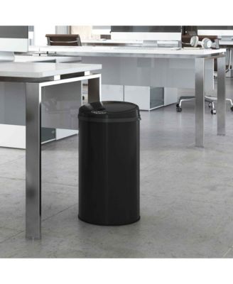 8 Gallon / 30 Liter Stainless Steel Sensor Kitchen Trash Can with Odor Filter