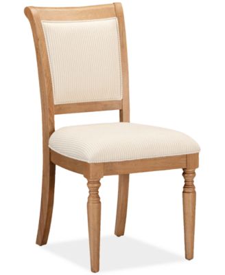 Willowmere 5-Pc. Dining Set (Round Table & 4 Upholstered Chairs) Created for Macy's.