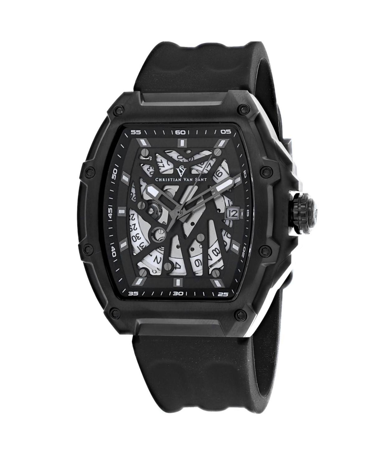 Men's Odyssey Black Dial Watch - CV6196 - Black