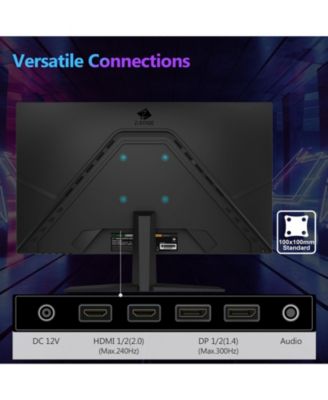 27" 1080P Full HD 300 Hz 1 ms Curved Gaming Monitor, HDMI x 2, DP x 2, FreeSync