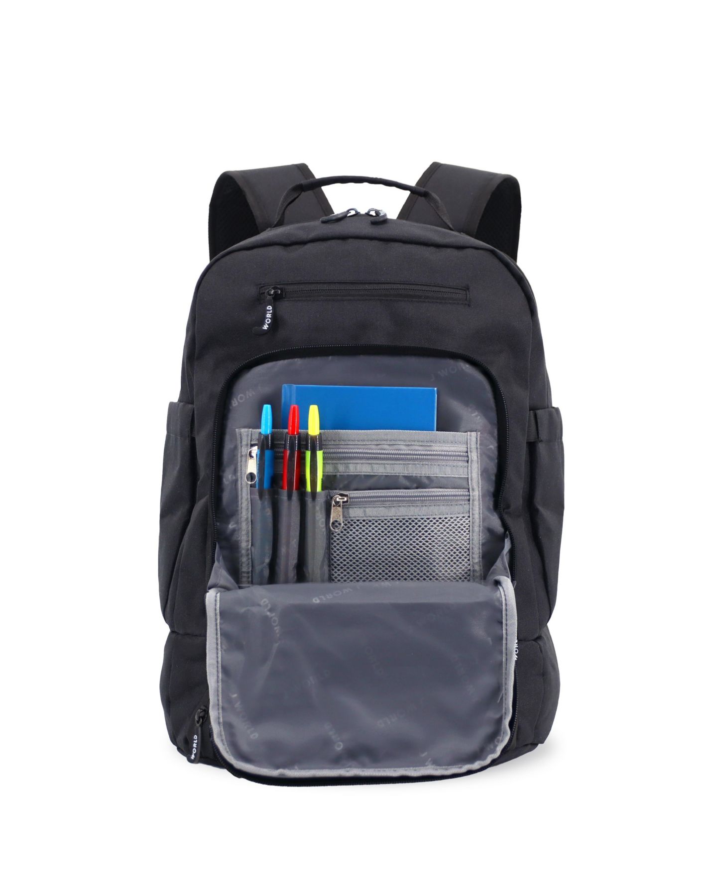 Рюкзак J World Unisex Packmate 2 in 1 With Built-in Lunch Bag, цвет: Чёрный — фото 4