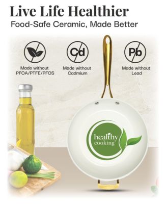 Natural Collection 14 inch Ceramic Coating Fry Pan