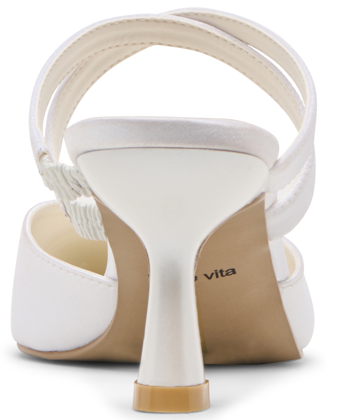 Dolce Vita Women's Linore Two-piece Kitten-heel Pumps In White