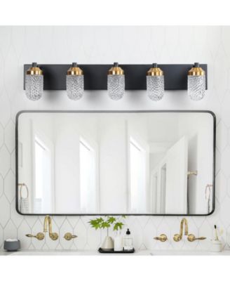 Vanity Lights With 5 LED Bulbs For Bathroom Lighting
