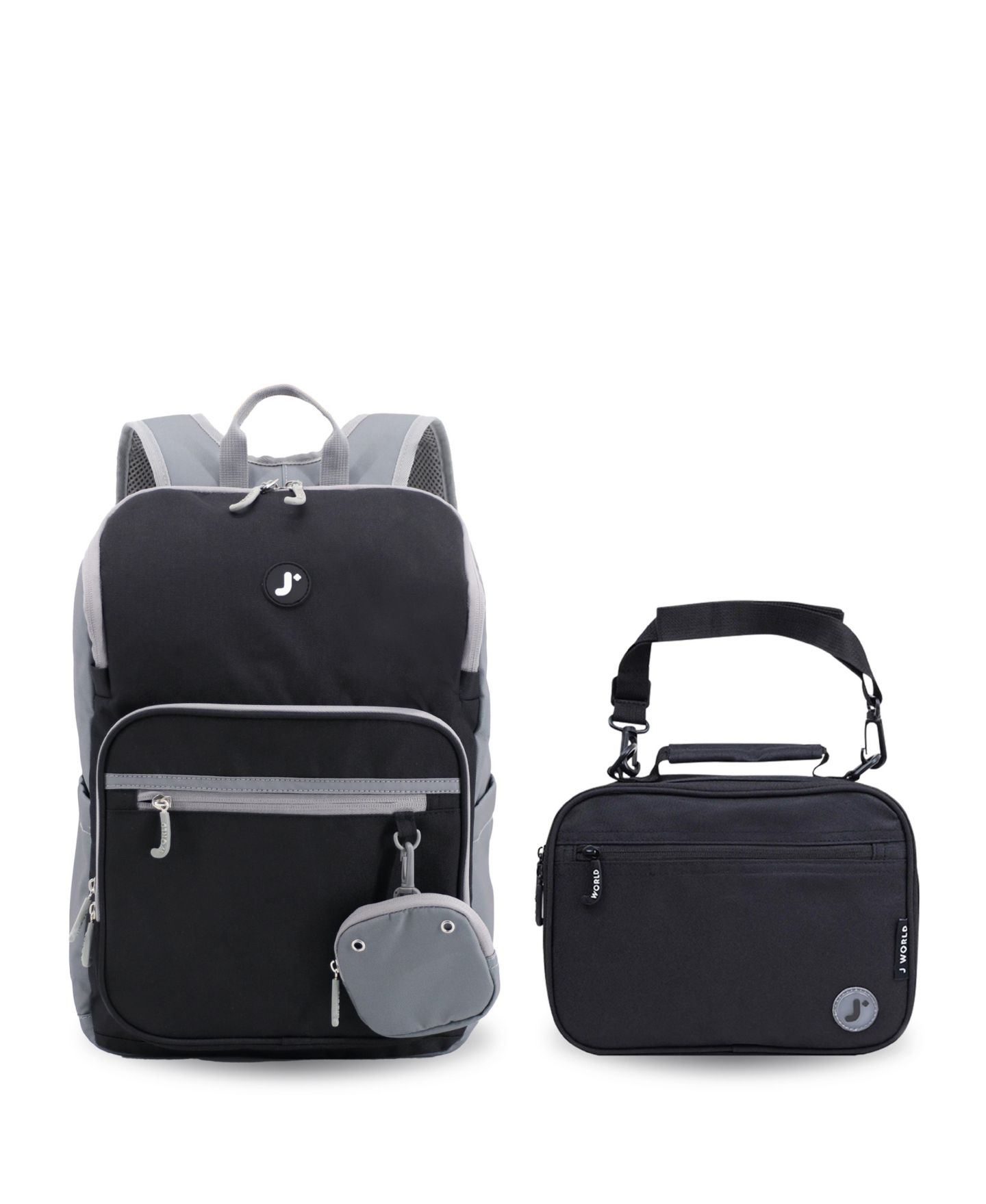 Рюкзак J World Junior With Lunch Box For School для детей, цвет: Чёрный — фото 1