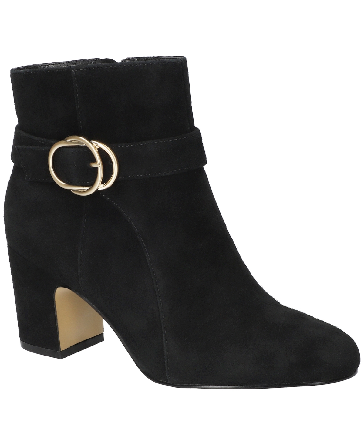 Bella Vita Women's Gamela Dress Block Heel Ankle Booties In Black