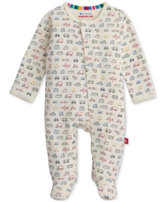 Baby Cotton Footed Coveralls, 2 Pack 